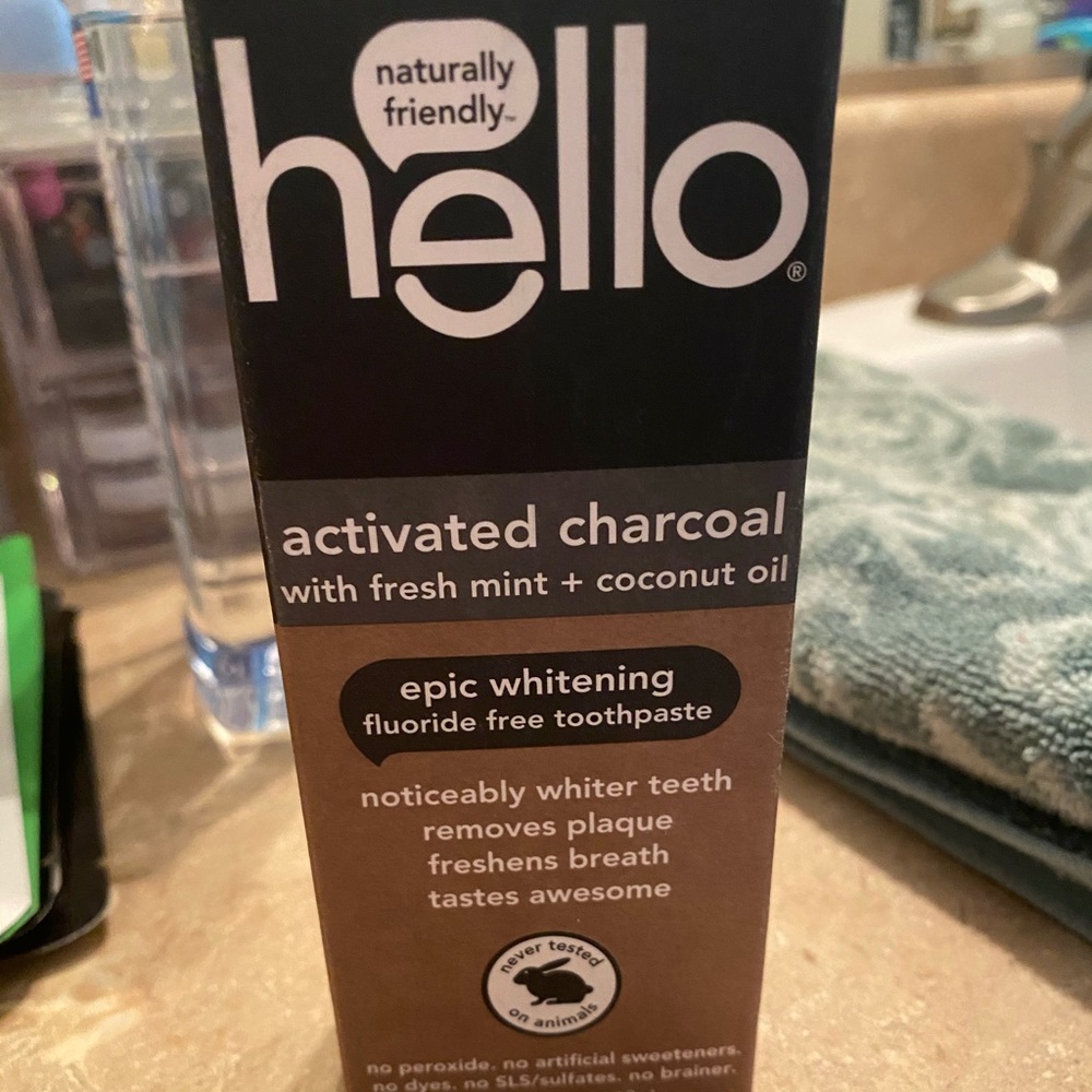 hello: charcoal toothpaste